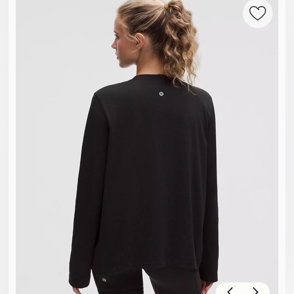 Lululemon swiftly relaxed long sleeve size 10 black - Picture 3 of 8